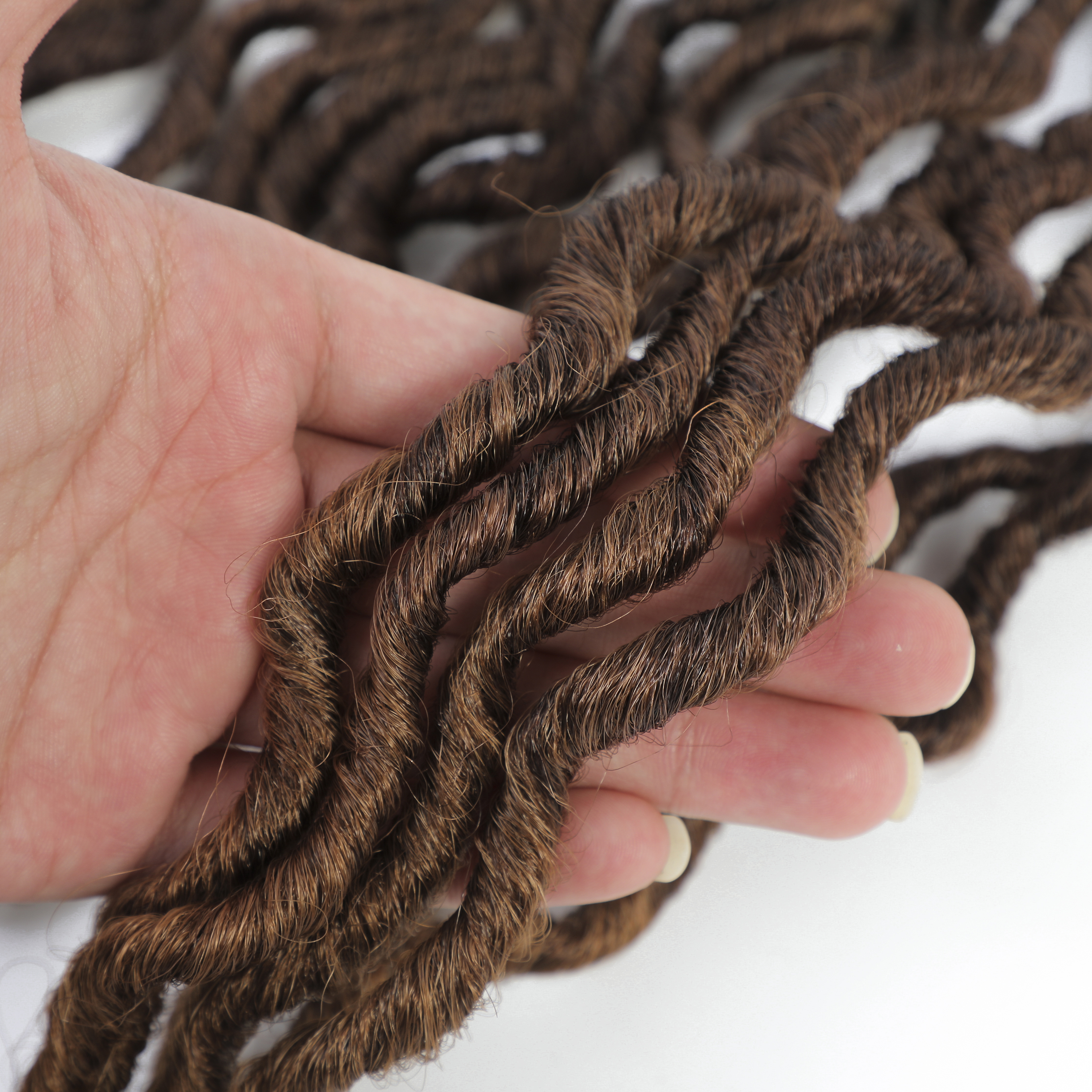 Gypsy Locs Crochet Faux Locs Braiding Hair 6pack 18inch - #T1B/30/27