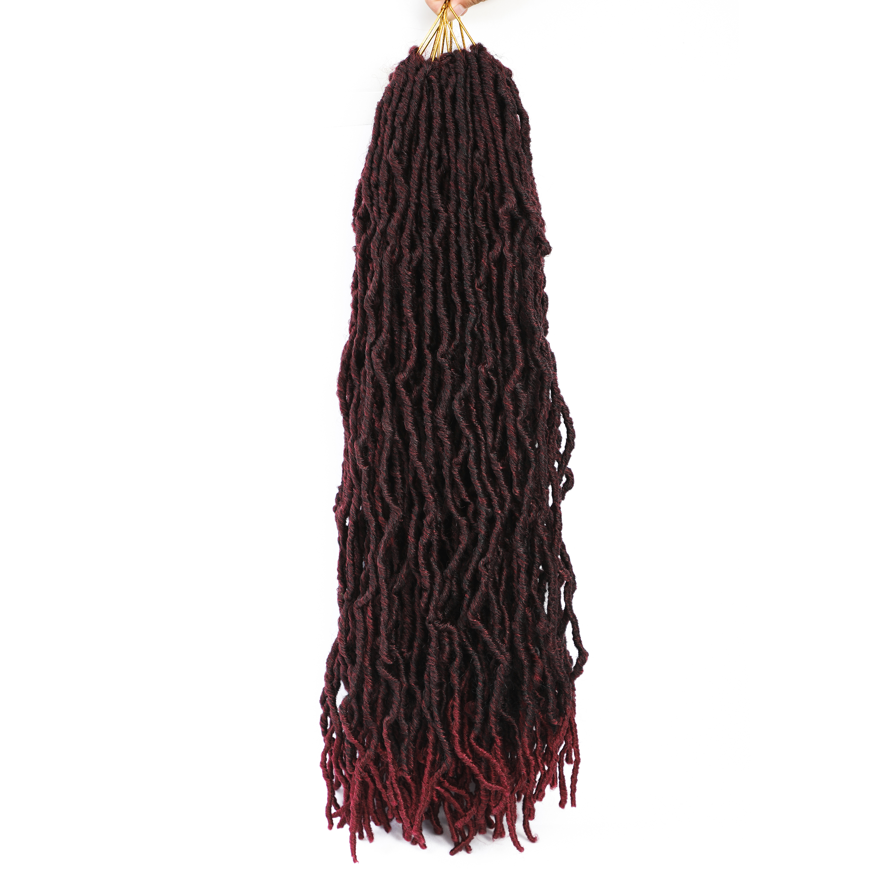 I&K Nu Faux Locs Hair 6 packs 24 Inch - #T1B/BUG