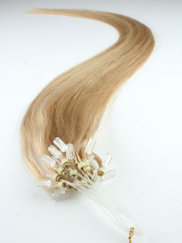 I&K Micro Loop Ring Human Hair Extensions #20-Dark Blonde 18 inch