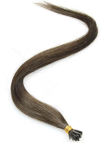 I&K Pre Bonded Stick Tip Human Hair Extensions #2-Darkest Brown 18 inch