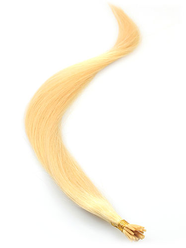 I&K Pre Bonded Stick Tip Human Hair Extensions #22-Medium Blonde 18 inch