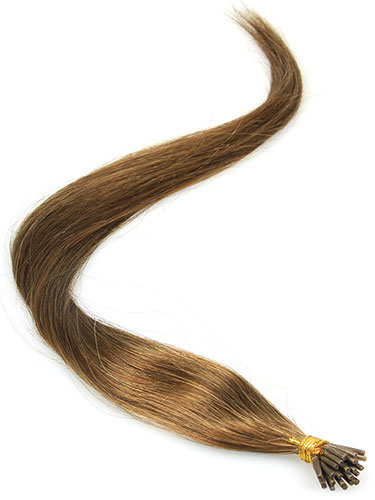 I&K Pre Bonded Stick Tip Human Hair Extensions #4-Chocolate Brown 18 inch