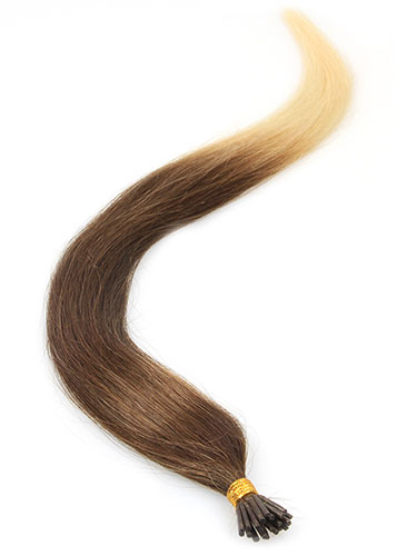 I&K Pre Bonded Stick Tip Human Hair Extensions #T4/613 18 inch