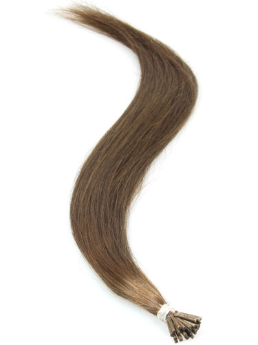 I&K Remy Pre Bonded Stick Tip Hair Extensions #4-Chocolate Brown 18 inch