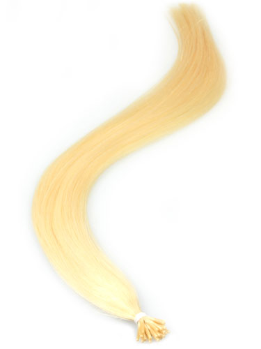 I&K Remy Pre Bonded Stick Tip Hair Extensions #613-Lightest Blonde 18 inch