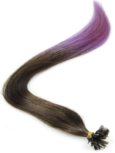 I&K Pre Bonded Nail Tip Human Hair Extensions #T2/Lavender 14 inch
