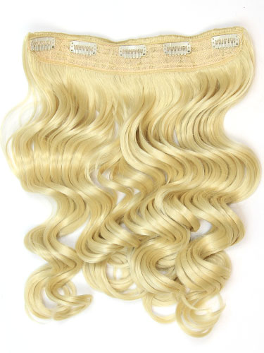 I&K Clip In Synthetic One Piece Hair Extensions - Body Wave 24 inches 180g