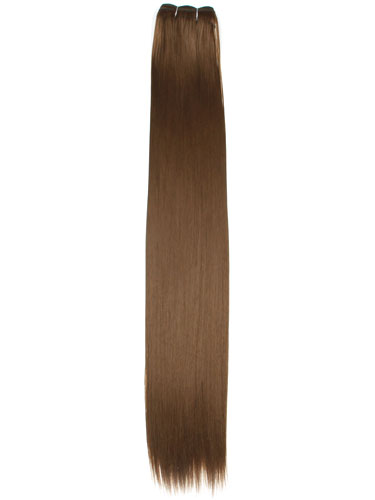 I&K Synthetic 250°C Hair Weft #4-Chocolate Brown 22 inch