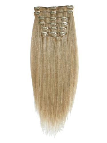 I&K Clip In Synthetic Mix Hair Extensions - Full Head #P18/22 18 inch