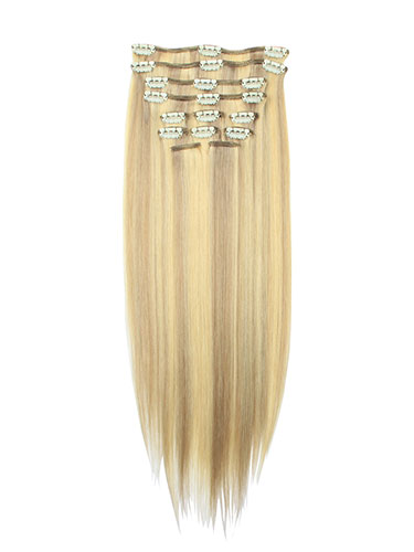 I&K Clip In Synthetic Mix Hair Extensions - Full Head