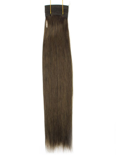 I&K Gold Weave Straight Human Hair Extensions #3-Dark Brown 18 inch