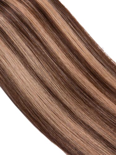 I&K Gold Weave Straight Human Hair Extensions #4/27 18 inch