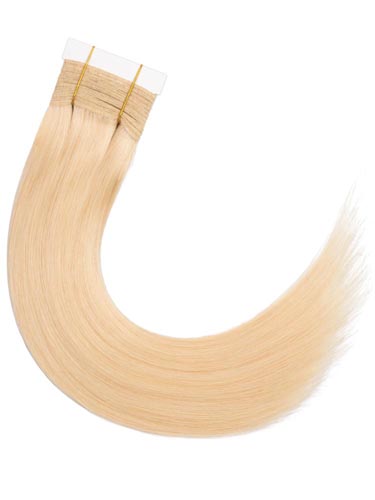 I&K Gold Weave Straight Human Hair Extensions #60-Platinum Blonde 18 inch