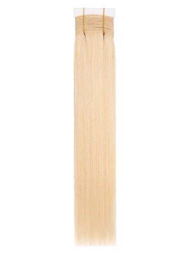 I&K Gold Weave Straight Human Hair Extensions #60-Platinum Blonde 18 inch