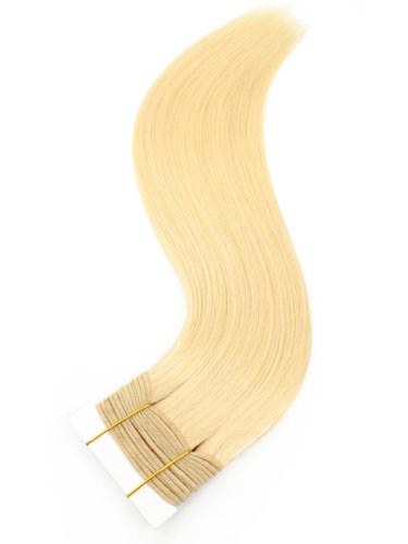 I&K Gold Weave Straight Human Hair Extensions #613-Lightest Blonde 22 inch