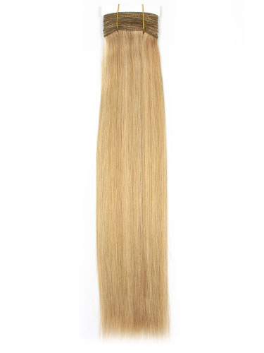 I&K Gold Weave Straight Human Hair Extensions #12/16/613 14 inch