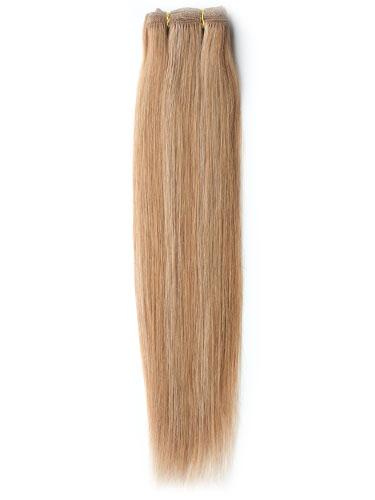 I&K Gold Weave Straight Human Hair Extensions #24/27 14 inch