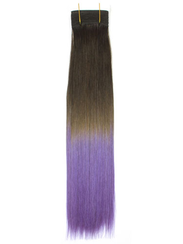 I&K Gold Weave Straight Human Hair Extensions #T2/Lavender 18 inch