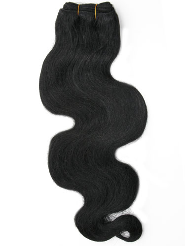 I&K Gold Weave Body Wave Human Hair Extensions #1-Jet Black 18 inch