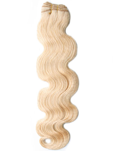 I&K Gold Weave Body Wave Human Hair Extensions #24-Light Blonde 18 inch