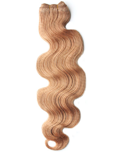 I&K Gold Weave Body Wave Human Hair Extensions #27-Strawberry Blonde 18 inch