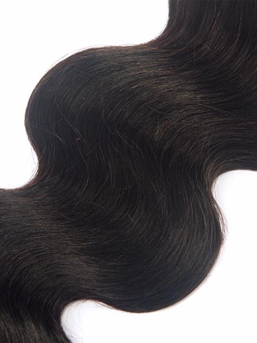 I&K Gold Weave Body Wave Human Hair Extensions #1B-Natural Black 22 inch
