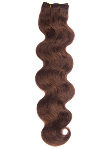 I&K Gold Weave Body Wave Human Hair Extensions #4-Chocolate Brown 18 inch