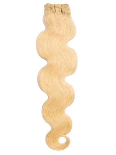 I&K Gold Weave Body Wave Human Hair Extensions #613-Lightest Blonde 18 inch