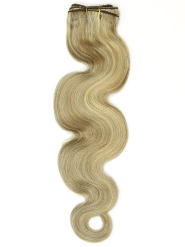 I&K Gold Weave Body Wave Human Hair Extensions #18/613 18 inch