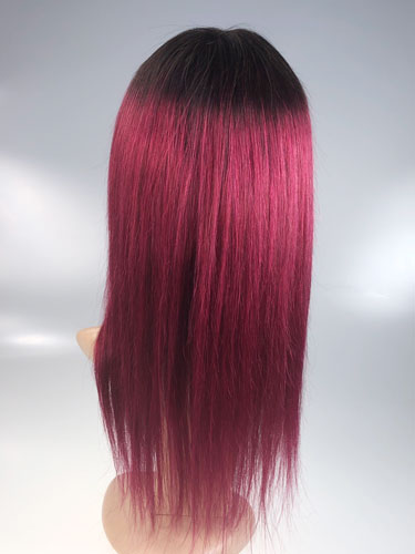 I&K Ombre Human Hair Full Head Wigs - Daisy #T1B/118