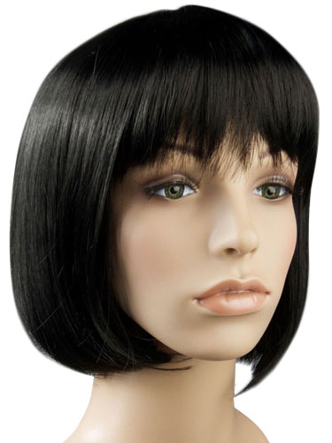 I&K Party Wig Single Colour #Black