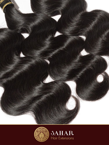 I&K Virgin Brazilian Weft Hair Extensions - Body Waves [7A] (100g)