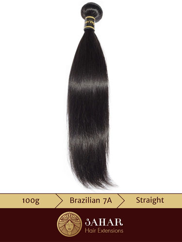 I&K Virgin Brazilian Virgin Weft Hair Extensions - Straight [7A] (100g)