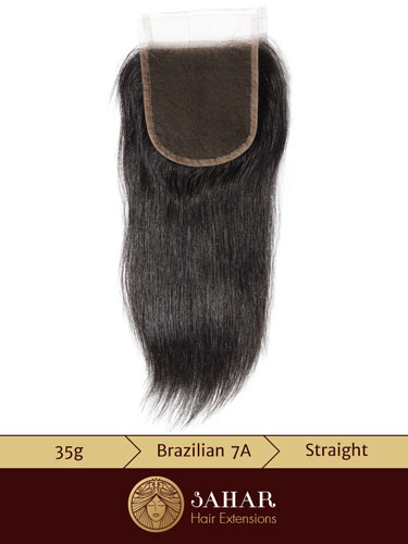 I&K Virgin Brazilian Lace Top Closure - Straight Free Part [7A] (35g)