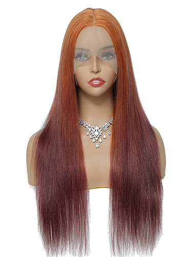 Sahar Tara Straight Human Hair Lace Front T Part Wig #T350-chocolate