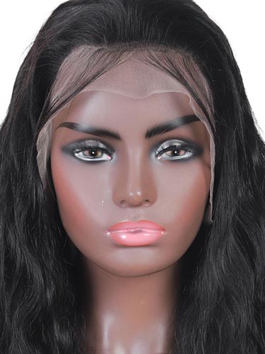 Sahar Kayla Body Wave Human Hair Full Lace Wig #1B Natural Black