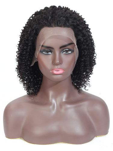 Sahar Tami Jerry Curl Human Hair Full Lace Wig #1B Natural Black