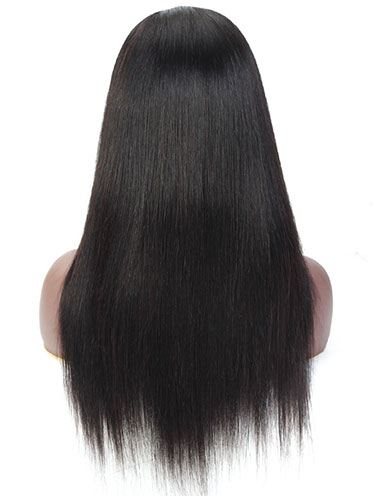 Sahar Tara Straight Human Hair Full Lace Wig #1B Natural Black