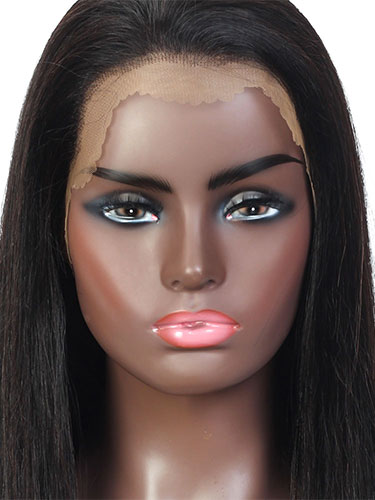Sahar Tara Straight Human Hair Full Lace Wig #1B Natural Black
