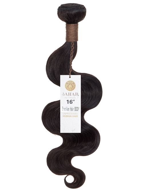 Sahar Unprocessed Malaysian Virgin Weft Hair Extensions 100g (10A) - Body Wave