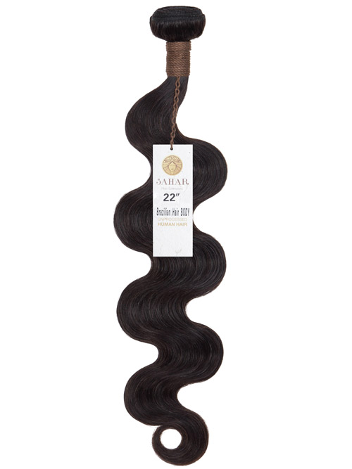 Sahar Unprocessed Brazilian Virgin Weft Hair Extensions 100g (10A) - Body Wave