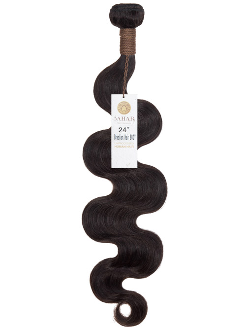 Sahar Unprocessed Brazilian Virgin Weft Hair Extensions 100g (10A) - Body Wave