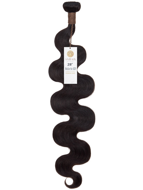 Sahar Unprocessed Brazilian Virgin Weft Hair Extensions 100g (10A) - Body Wave