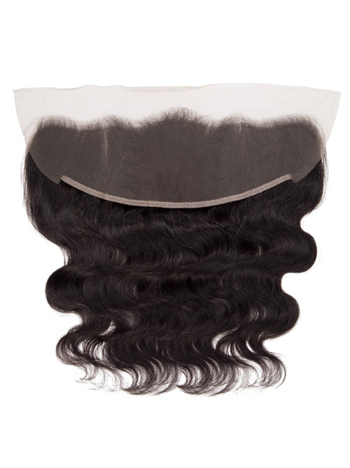 Sahar Unprocessed Brazilian Virgin Hair Front Lace Closure 4" x 13" (10A) - Body Wave