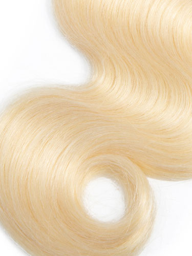 Sahar Essential Virgin Remy Human Hair Extensions 100g (8A) - Body Wave #613-Lightest Blonde 16 inch