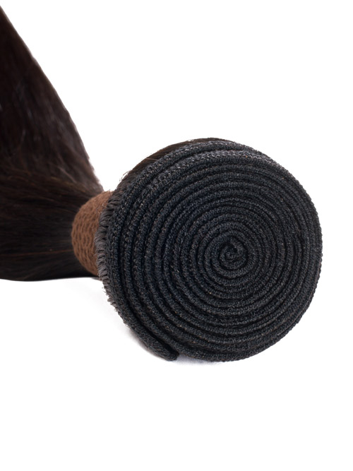Sahar Essential Virgin Remy Human Hair Extensions 100g (8A) - Body Wave #1B-Natural Black 20 inch