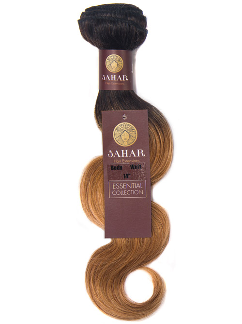 Sahar Essential Virgin Remy Human Hair Extensions 100g (8A) - Body Wave #OT27 14 inch