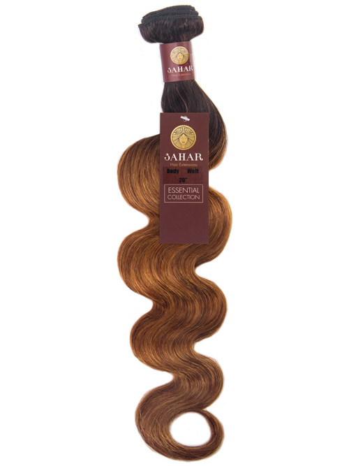 Sahar Essential Virgin Remy Human Hair Extensions 100g (8A) - Body Wave #OT30 20 inch