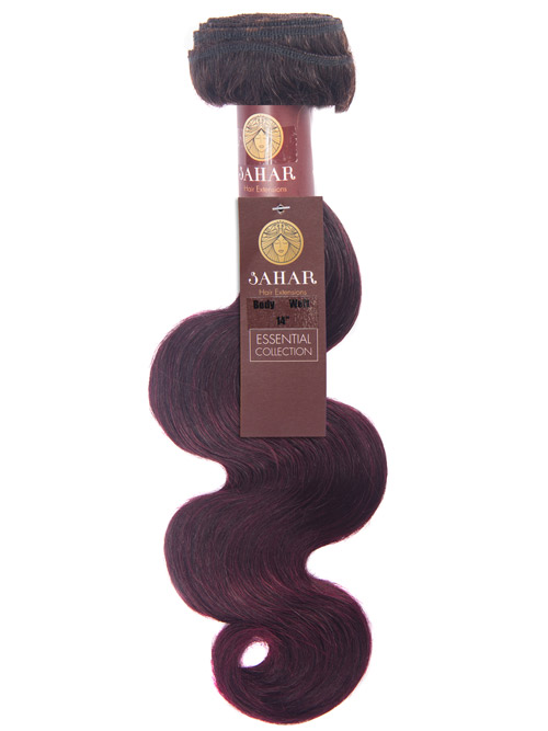 Sahar Essential Virgin Remy Human Hair Extensions 100g (8A) - Body Wave #OT99J 14 inch