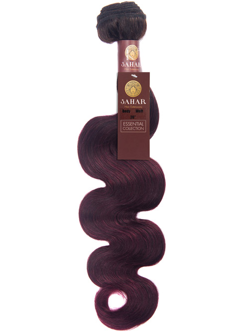 Sahar Essential Virgin Remy Human Hair Extensions 100g (8A) - Body Wave #OT99J 20 inch